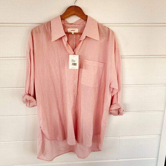 **NWT** | Xirena | Sydney Shirt | Small | Cameo Rose - Picture 1 of 5
